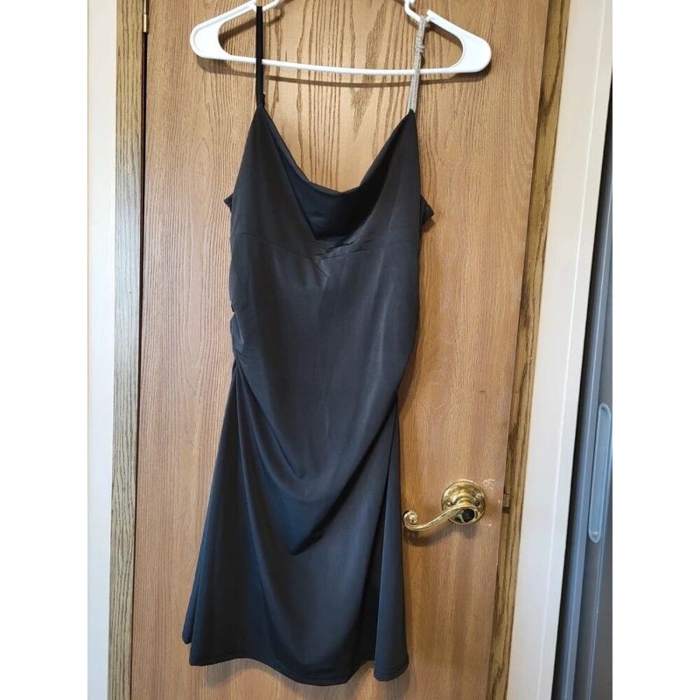 Woman's black dress